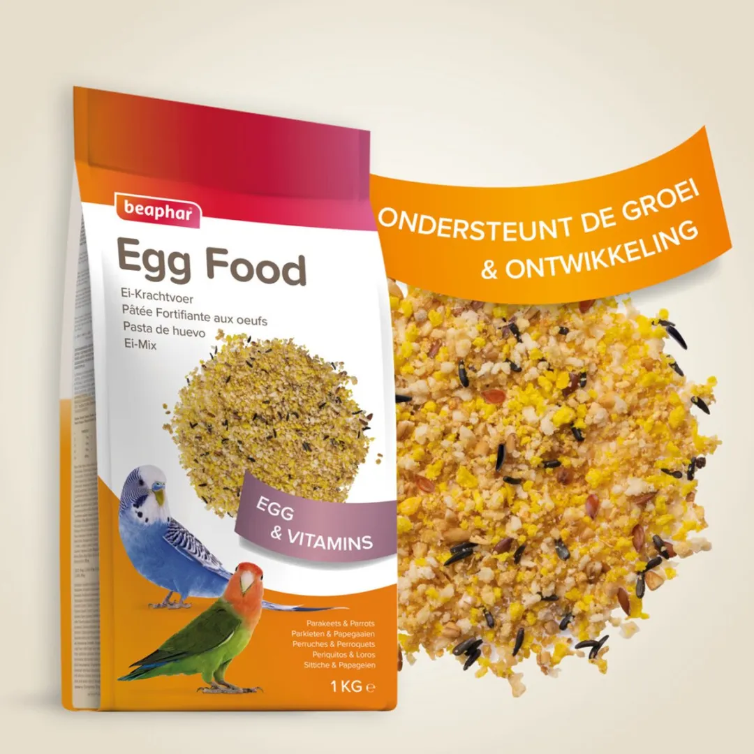 Beaphar Ei-krachtvoer Parkieten & Papegaaien 5x1kg