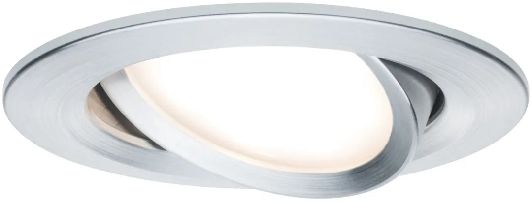 Paulmann LED Nova Coin Inbouwlamp 6W 470lm 2700K - 84mm Alu