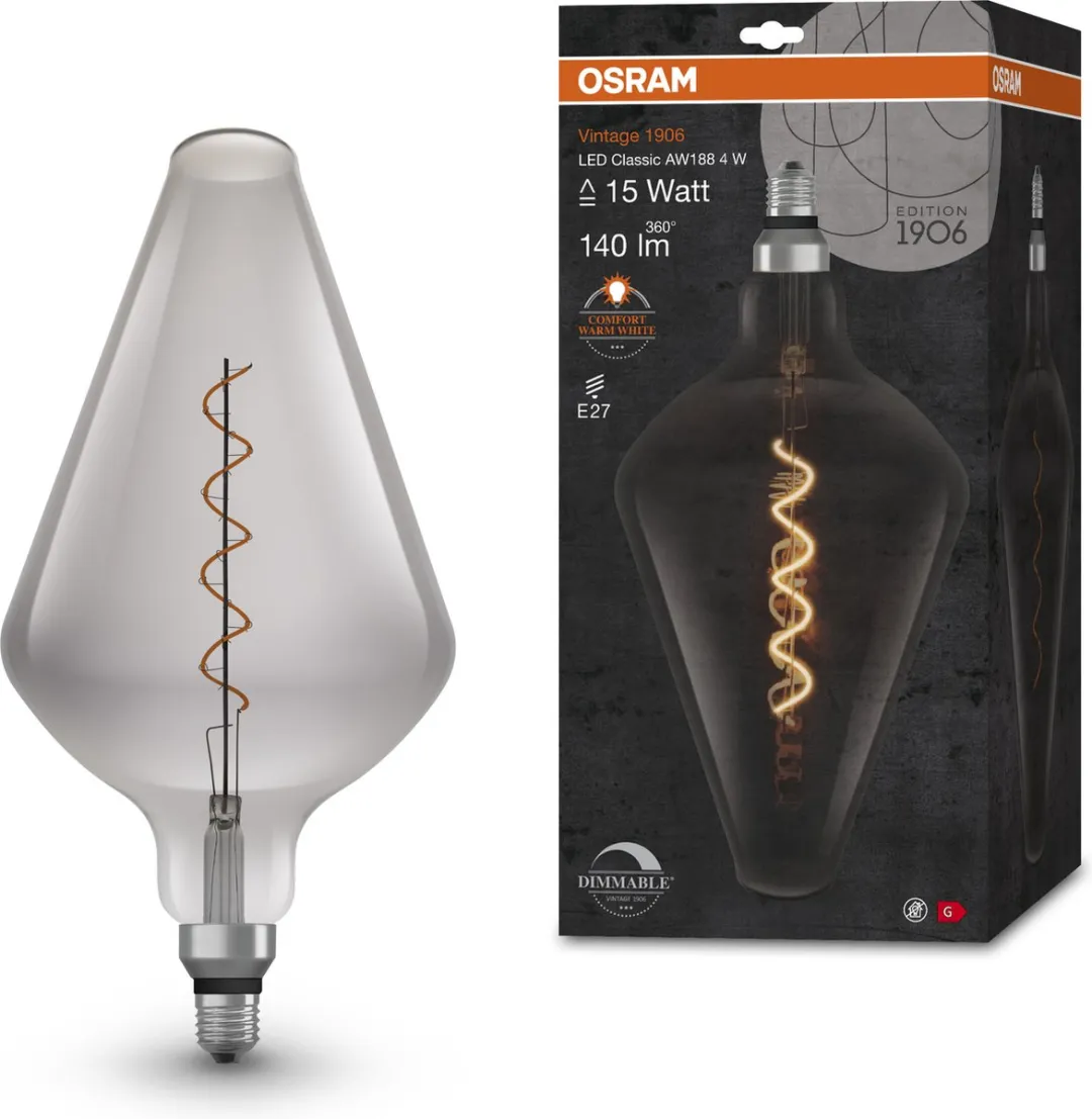 Osram LED-lamp E27 4W Warmwit - Ø193mm