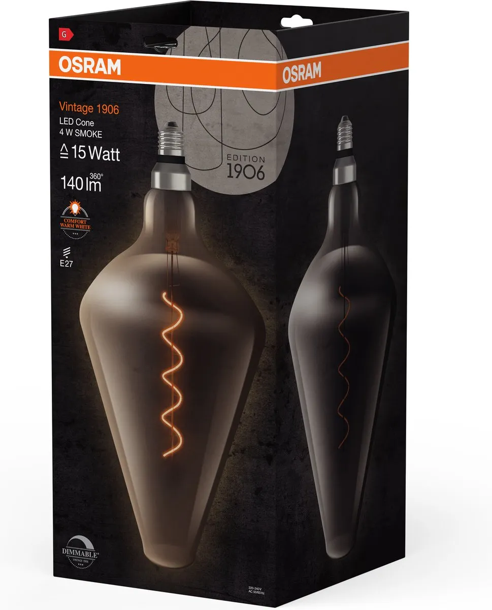 Osram LED-lamp E27 4W Warmwit - Ø193mm