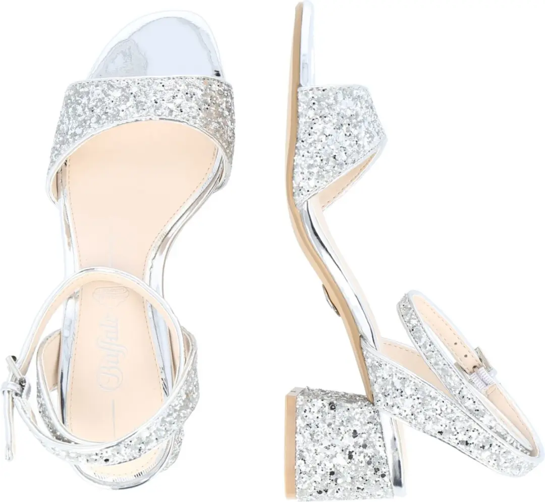 Buffalo Rainelle Damessandalen met Glitter - Grijs - afbeelding 5 van 6