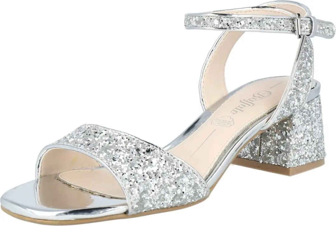 Buffalo Rainelle Damessandalen met Glitter - Grijs - afbeelding 3 van 6