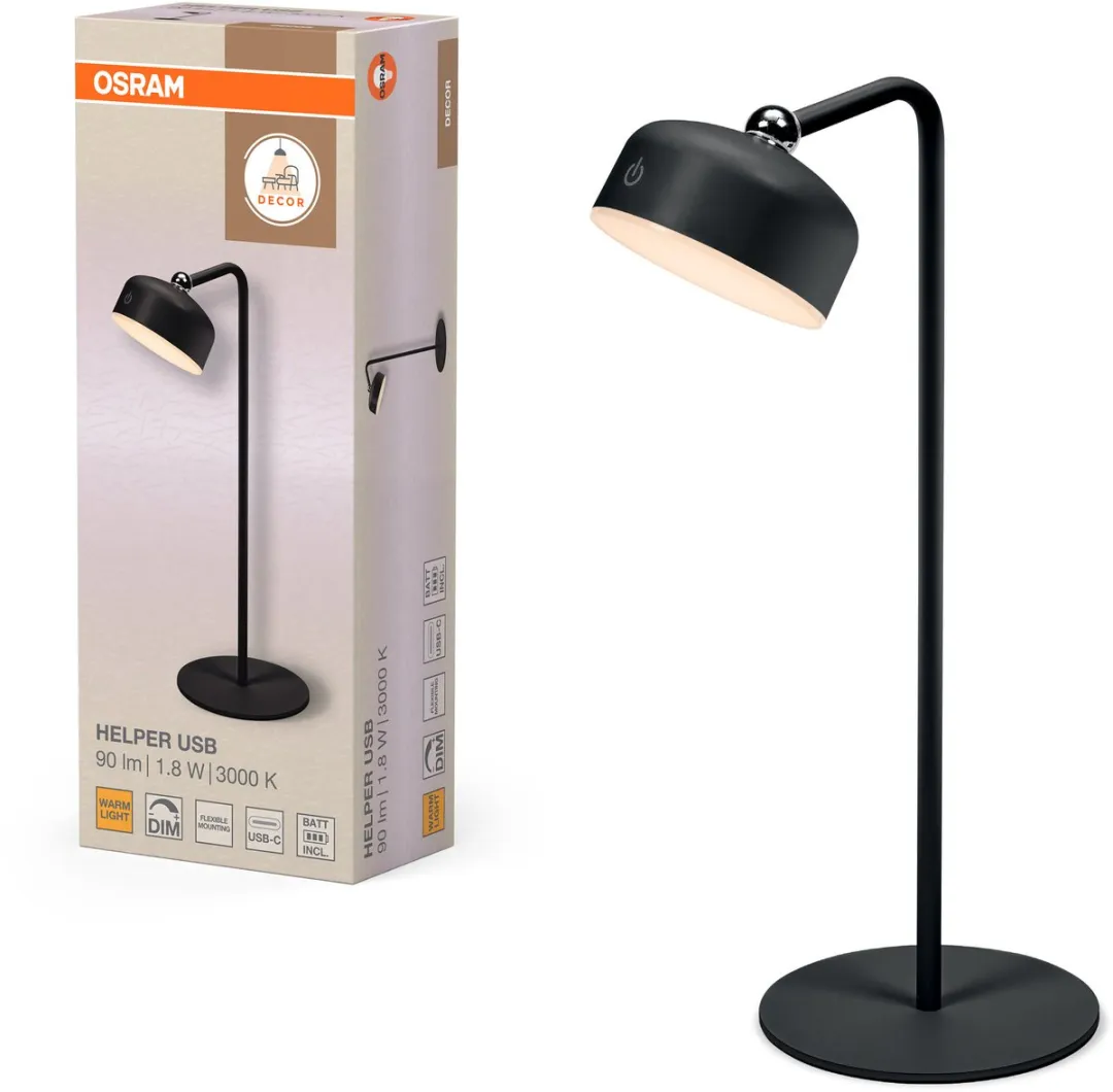 Osram Decor Helper Gadget 830 USB Black LED-lamp - 3000K