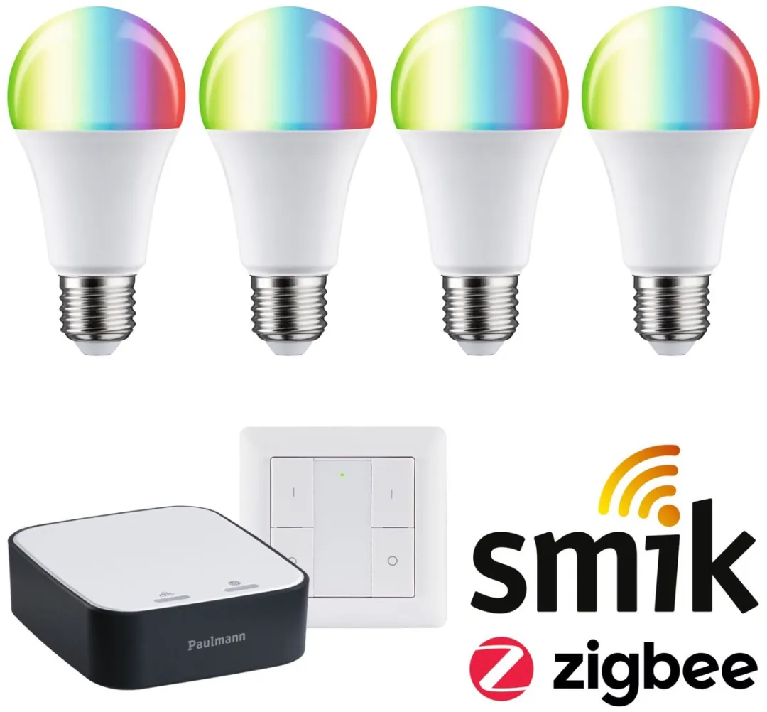 Paulmann Zigbee 3.0 Startset RGBW E27 4x11W