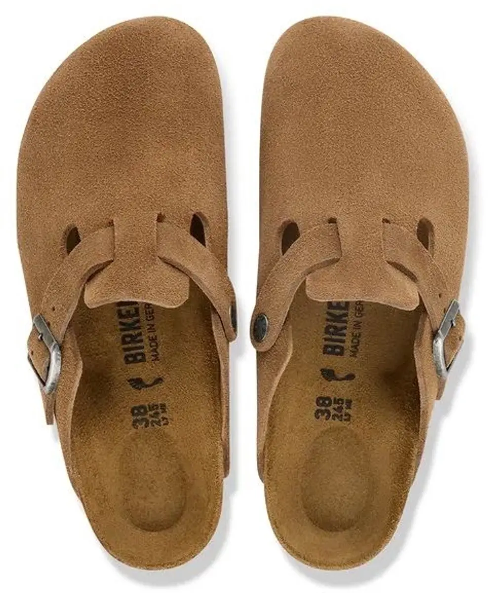 Birkenstock Boston Suede Klompen