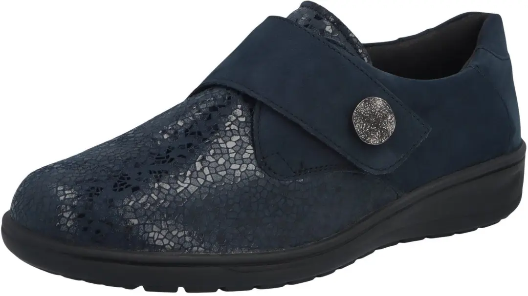 Solidus dames instappers blauw maat 44