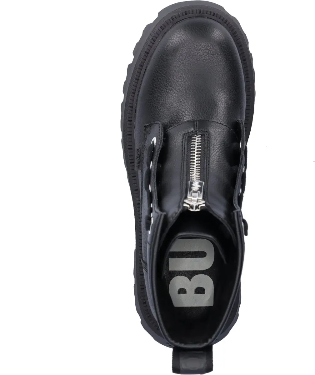 Buffalo Aspen Front Zip Dameslaarzen - Zwart - afbeelding 5 van 6