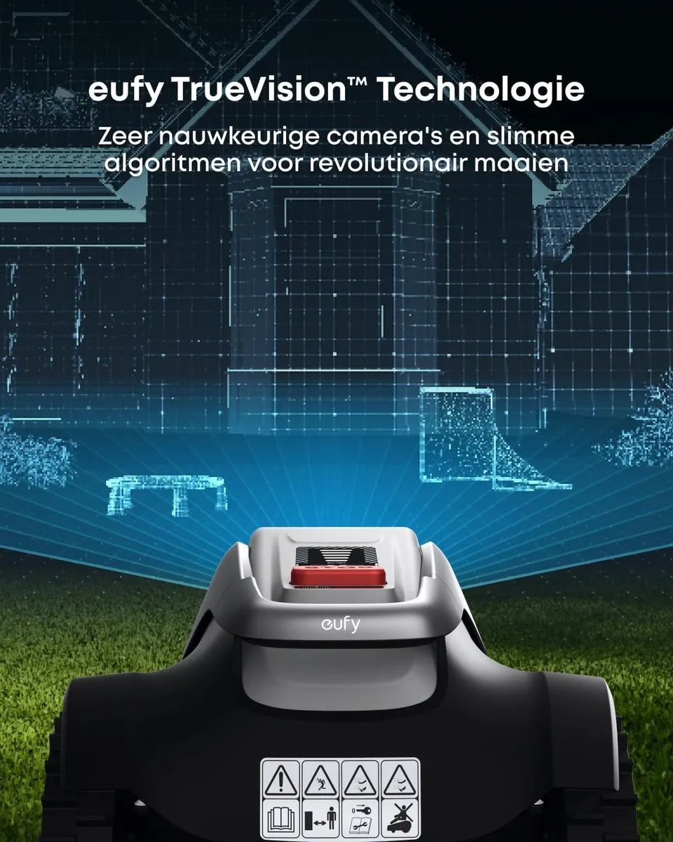 Eufy Robot Grasmaaier E15 800m² - GPS + Vervangende messenset