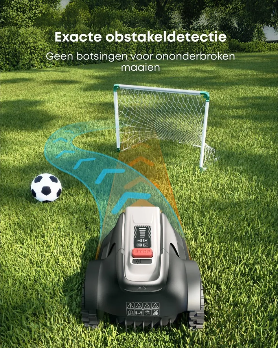 Eufy Robot Grasmaaier E15 800m² - GPS + Vervangende messenset - afbeelding 6 van 6