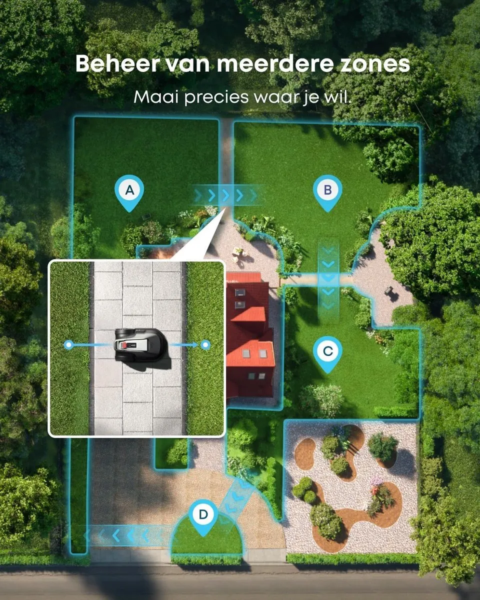 Eufy Robot Grasmaaier E15 800m² - GPS + Vervangende messenset