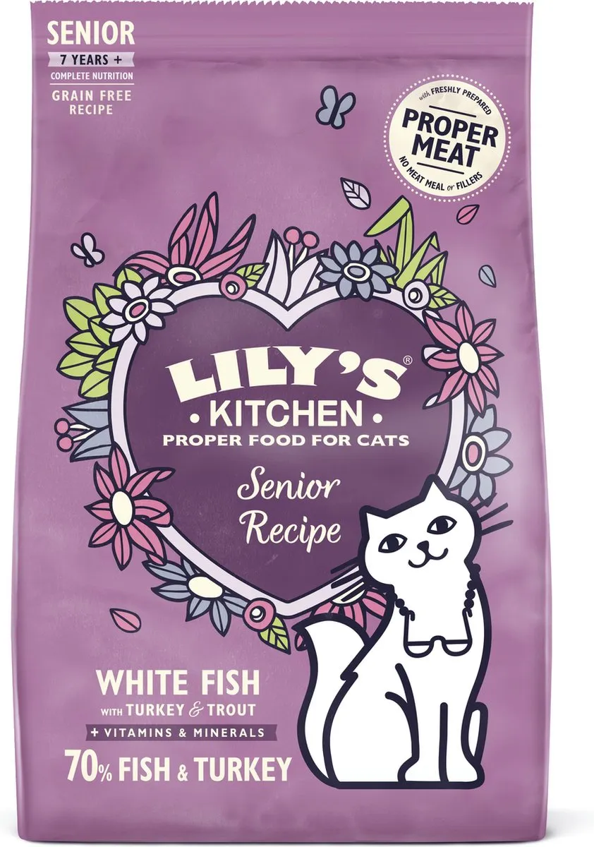 Lily's Kitchen Senior Fish & Turkey Kattenvoer