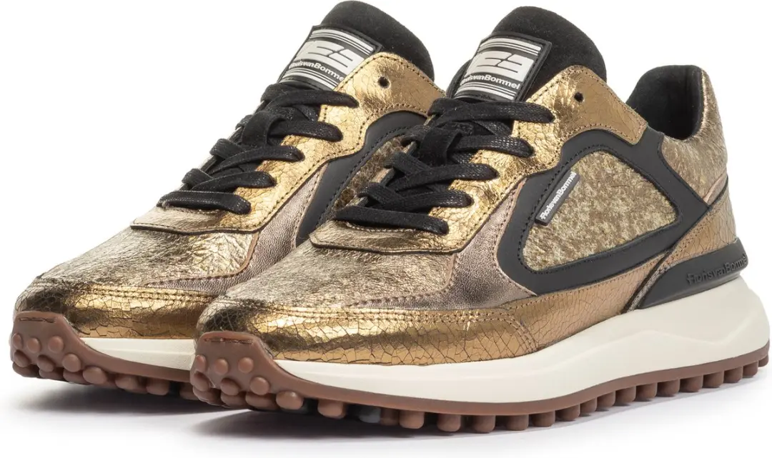 Floris van Bommel Noppi 35.11 Dames Sneakers - Goud - 41 - afbeelding 6 van 6