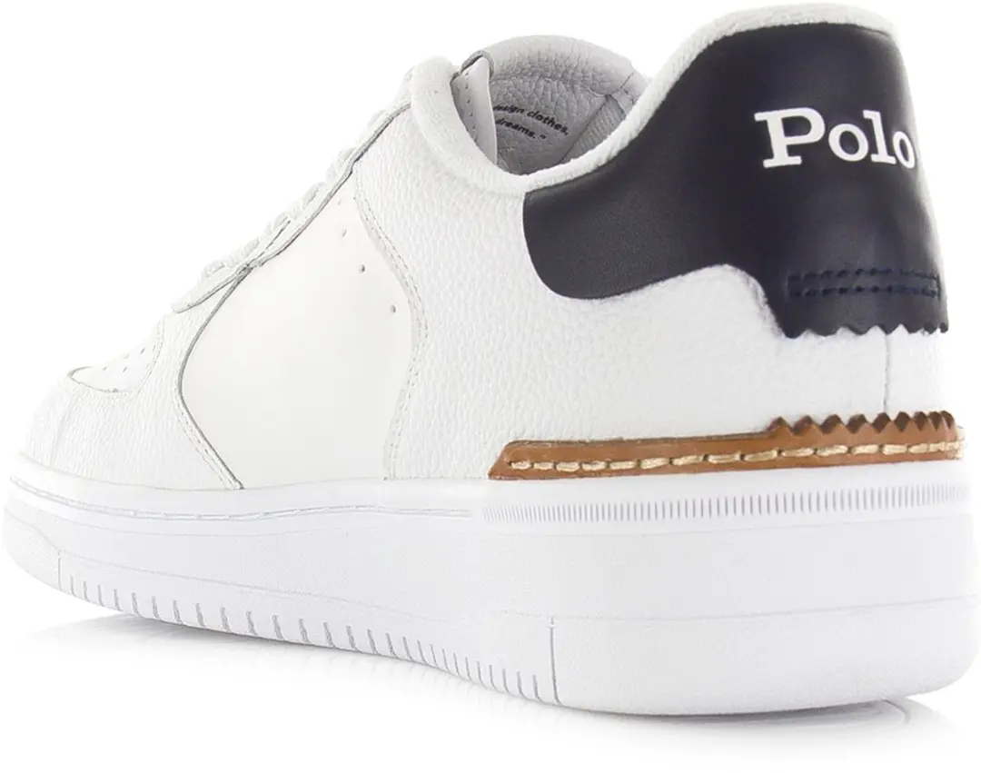 Polo Ralph Lauren Masters Court Low Top Sneakers - Wit - afbeelding 5 van 6