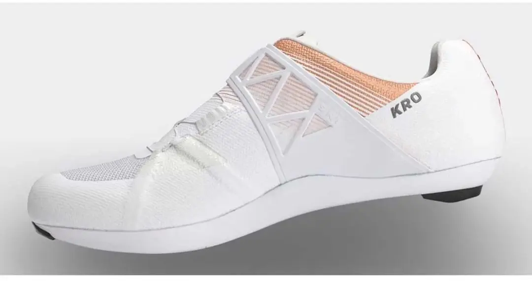 DMT KR0 EVO Racefietsschoenen - Wit/Brons - 43.5 - afbeelding 3 van 4