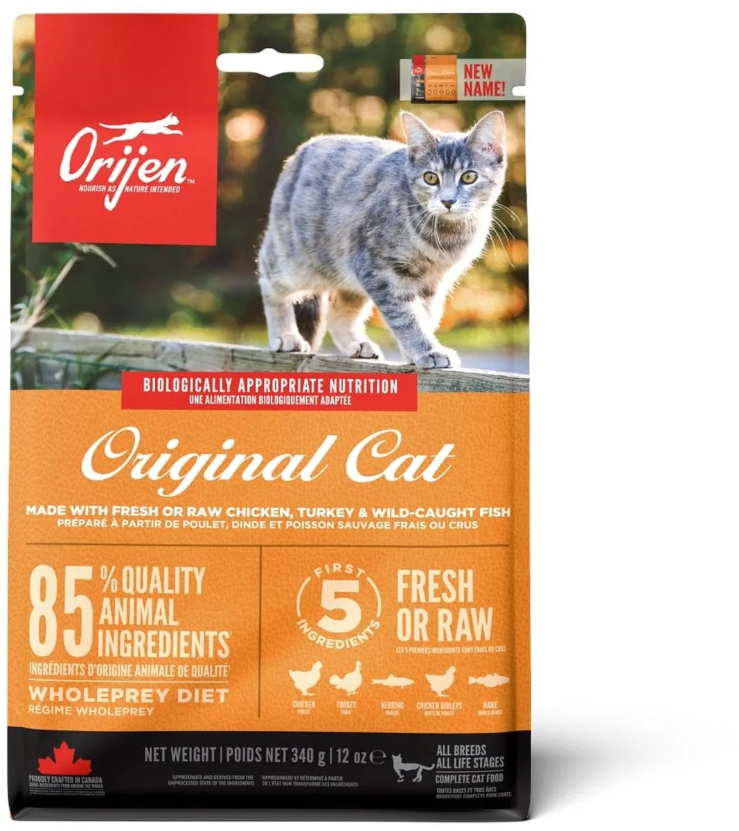 Orijen Whole Prey Kattenvoer Original - 340 gr