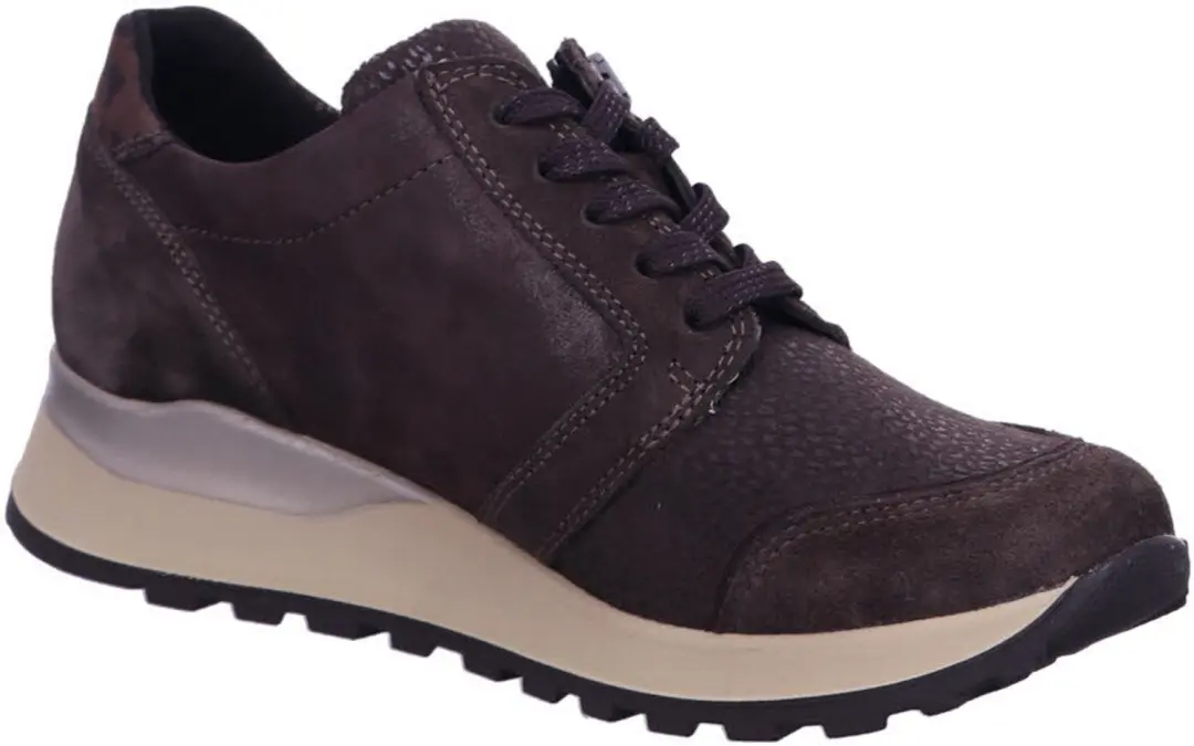 Wäldlaufer Hiroko Dames Sneakers - Donkerbruin - afbeelding 3 van 5