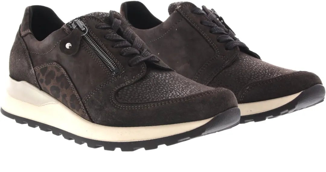 Wäldlaufer Hiroko Dames Sneakers - Donkerbruin - afbeelding 5 van 5