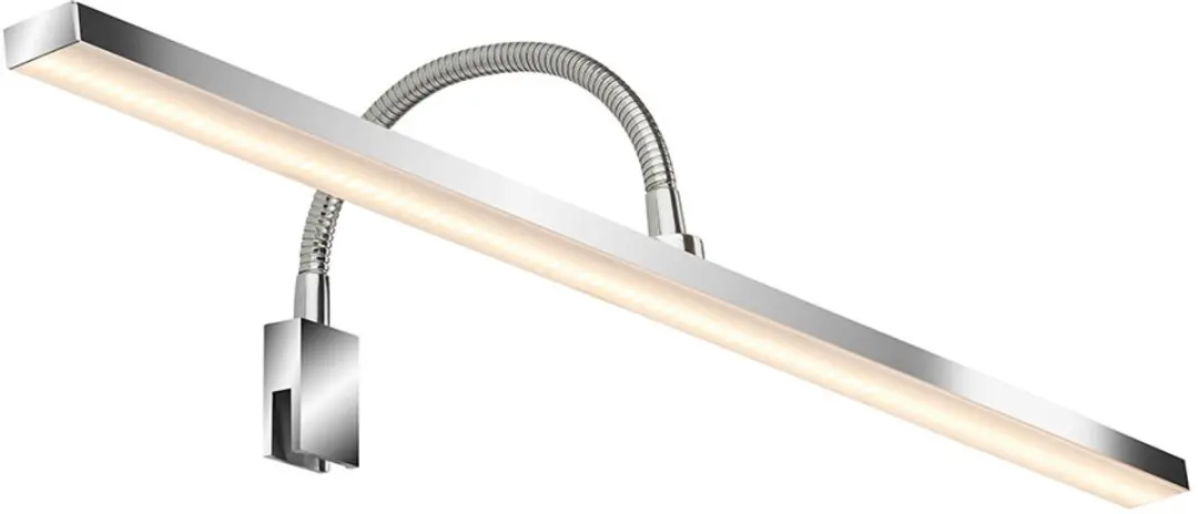 LED wandlamp wandlamp badkamerlamp dimmer spiegellamp, metaal chroom, 7W 600Lm w