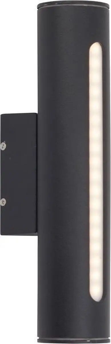 Brilliant TWIN Wandlamp 18x02W Zwart LED IP44 G45280/06
