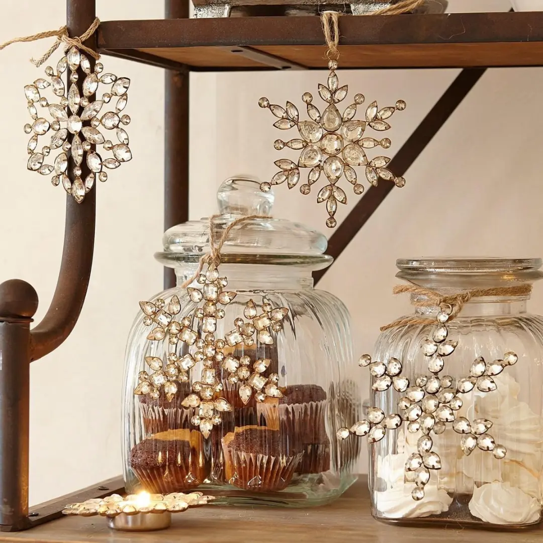 Loberon Gaillon Kerstversiering Set van 4