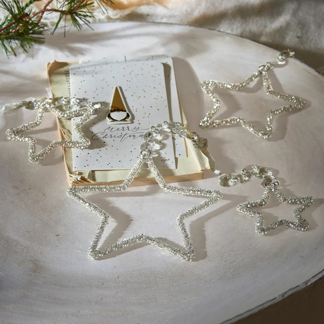 Loberon Manilo hanger set van 4 - Zilverkleurig - afbeelding 3 van 4