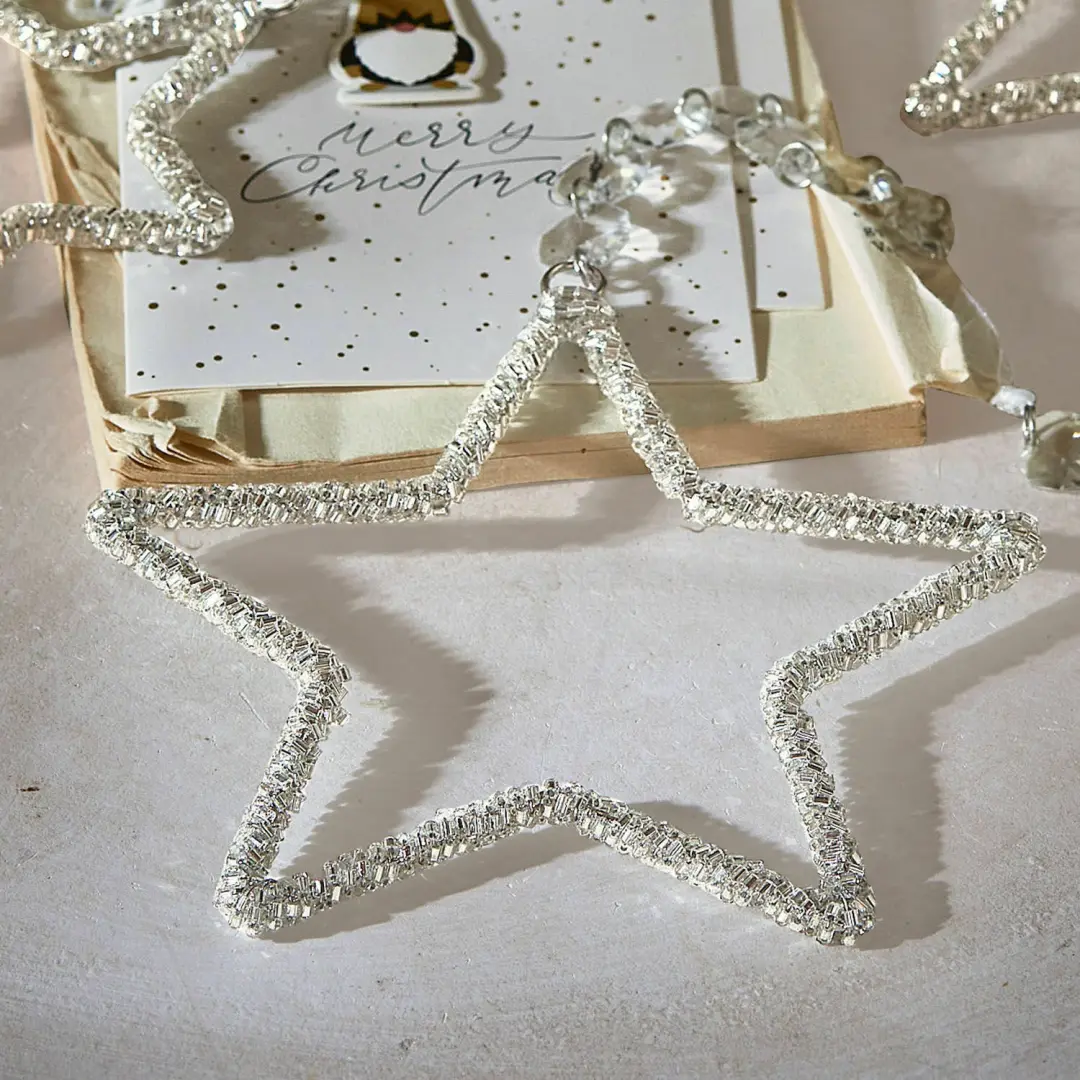 Loberon Manilo hanger set van 4 - Zilverkleurig - afbeelding 2 van 4