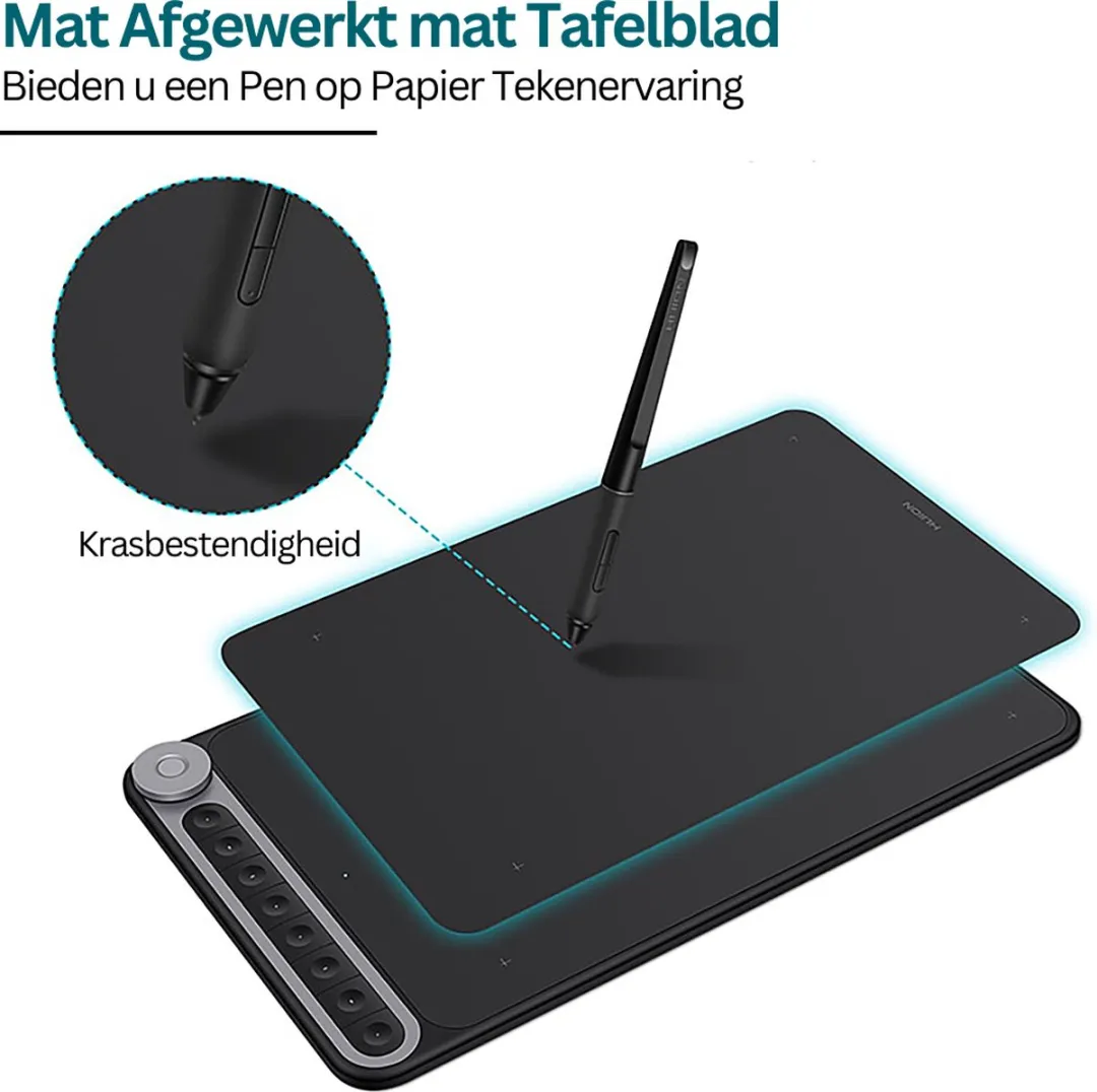 Huion Q620M Tekentablet - Zwart