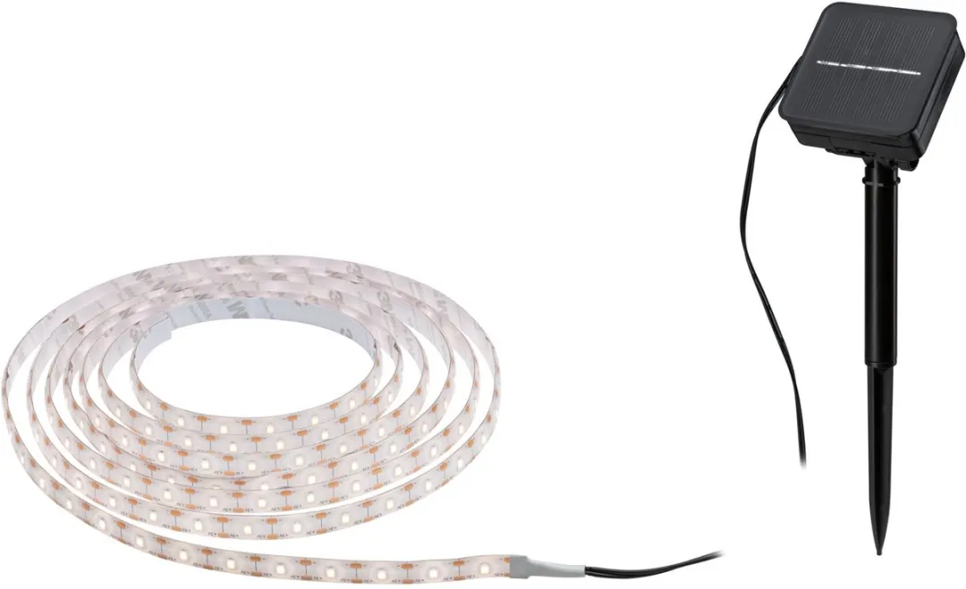 Paulmann LED Strip Solar 3m - 60 LEDs/m 2700K - Zwart