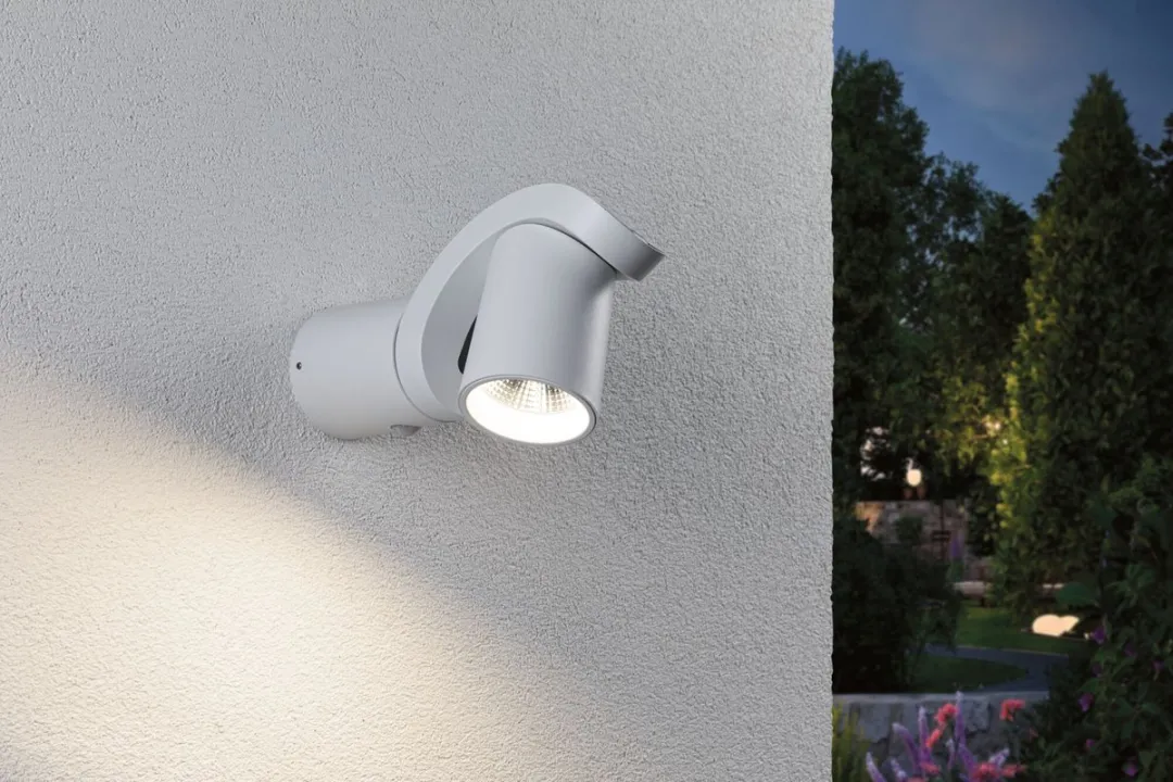 Paulmann Cuff LED Wandarmatuur Buiten - 10W 700lm 3000K - Wit Aluminium