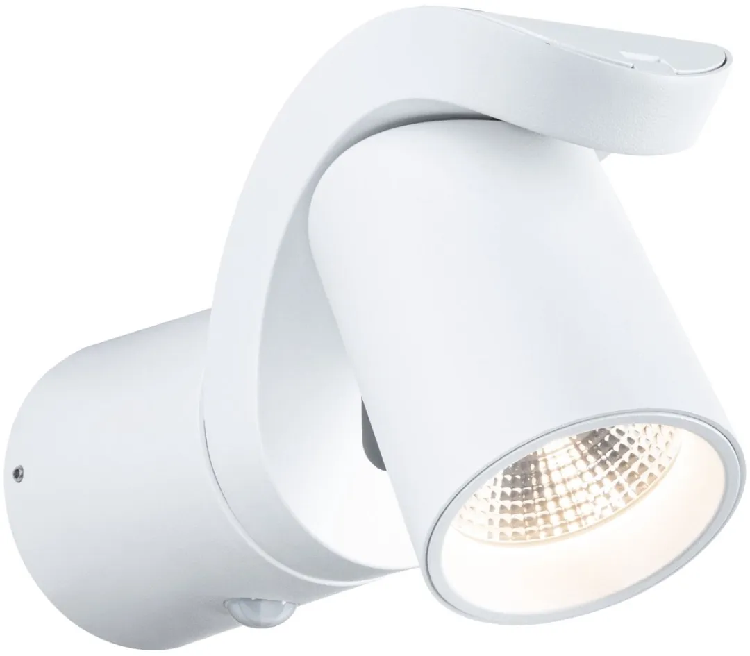 Paulmann Cuff LED Wandarmatuur Buiten - 10W 700lm 3000K - Wit Aluminium