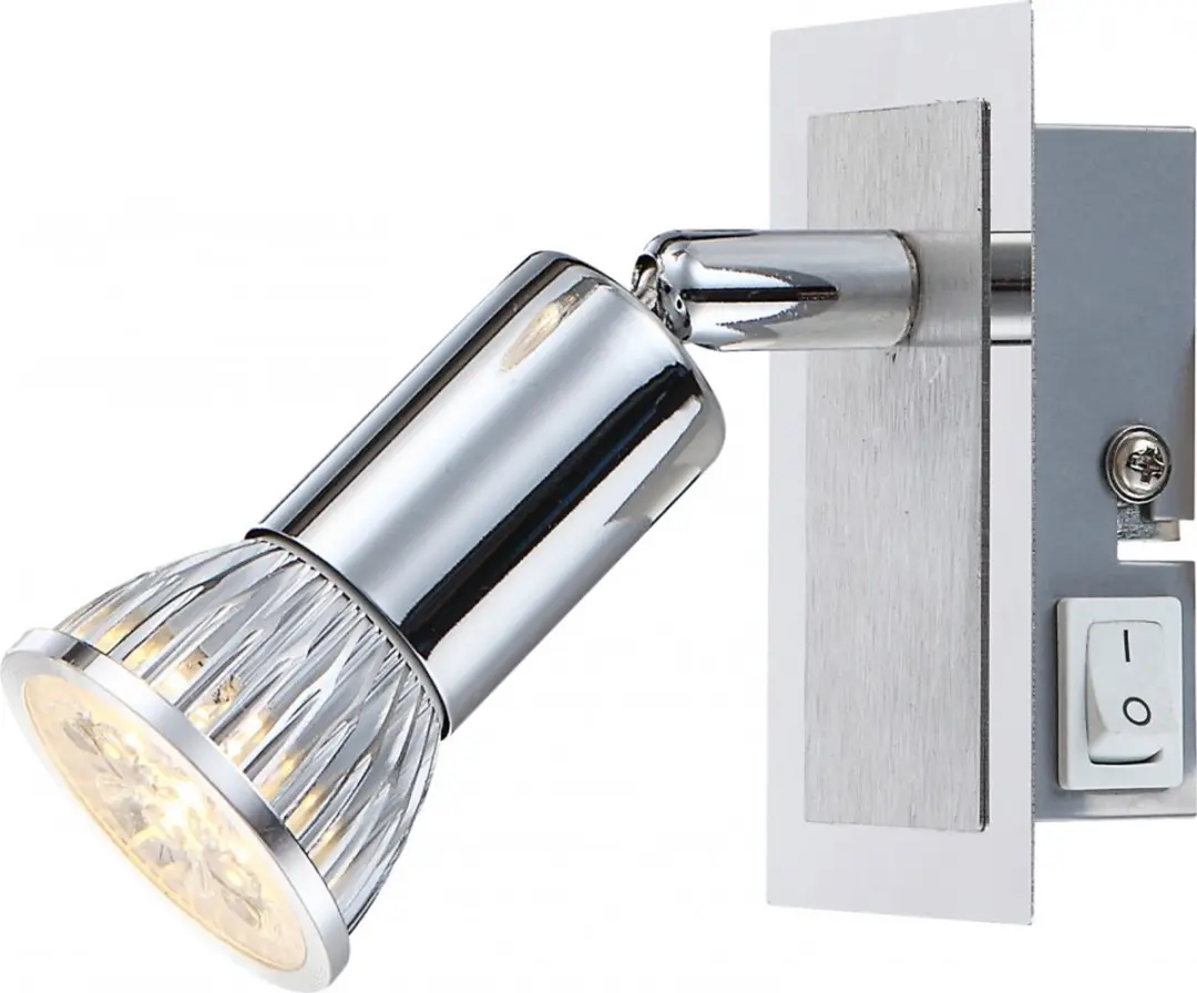 Praktische LED-spot chroom, aluminium6W- Globo LEVON 57997-1