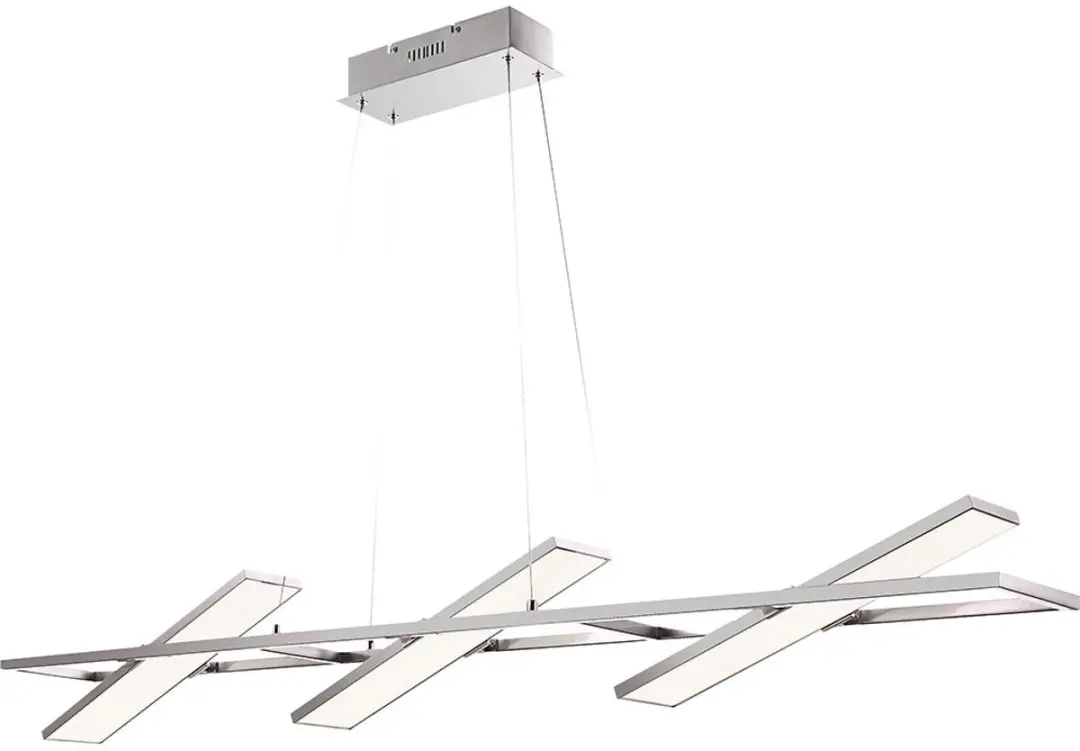 LED hanglamp plafondspots verstelbare hanglamp nikkel mat Globo 41622H3