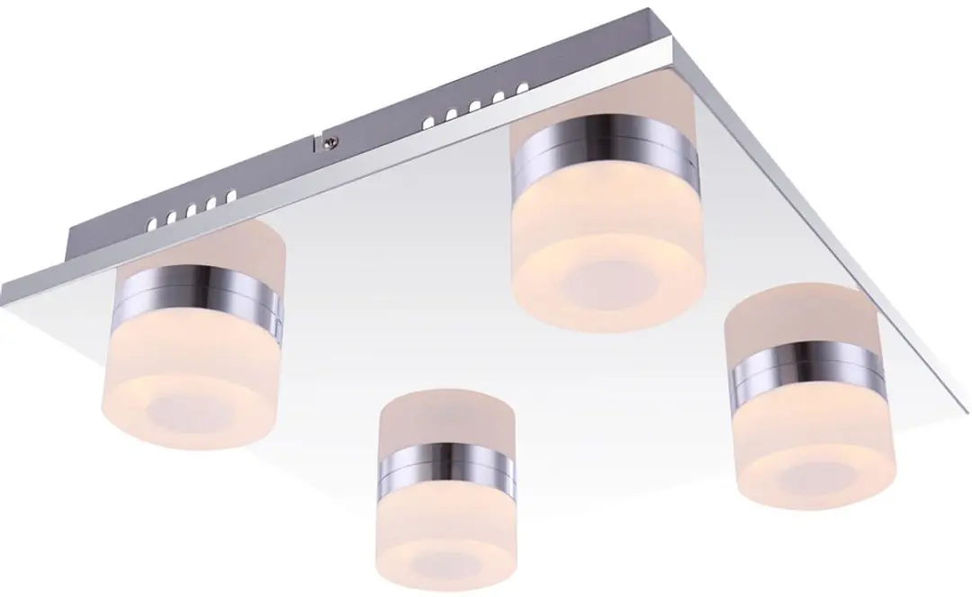 16 Watt LED plafondlamp acrylverlichting gesatineerd Globo 42504-4