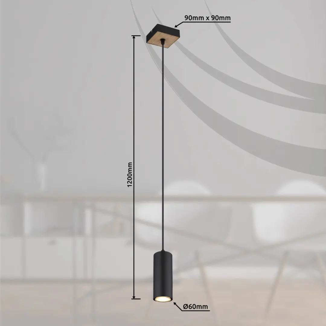 Globo Robby Hanglamp 1-lichts - 57911HBW - afbeelding 3 van 6