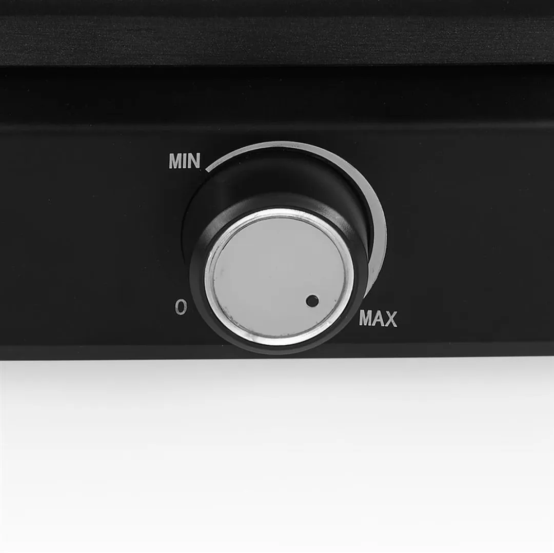 Princess 132398 Wafelijzer - 2 Platen - 1500W - Zwart