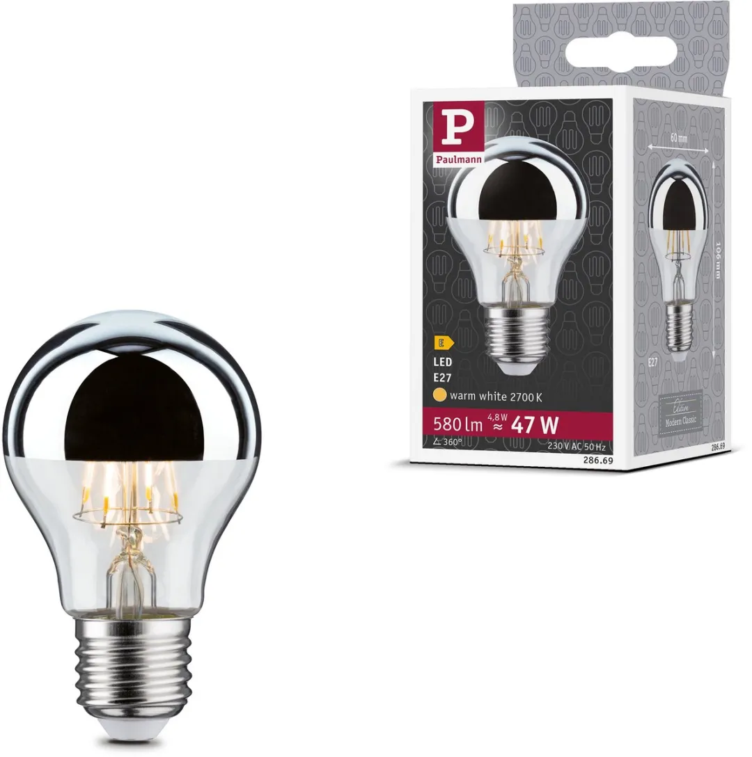 Paulmann Modern Classic LED Kopspiegel E27 580lm 4,8W 2700K