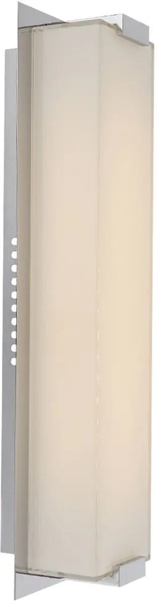 Wandlamp gesatineerd glas LED wandlamp hallamp woonkamerlamp chroom, 9W 700lm wa