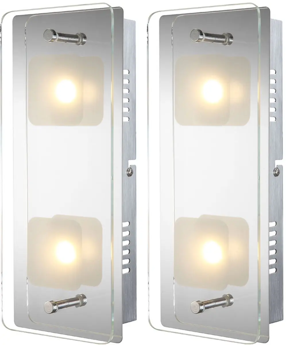 LED wandlamp wandlamp woonkamerlamp slaapkamerlamp halverlichting, metaal glas z