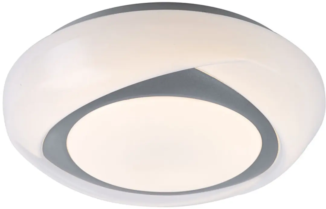 LED-plafondlamp, keukenlamp, opbouw, wit, metaal, acryl, D 35 cm