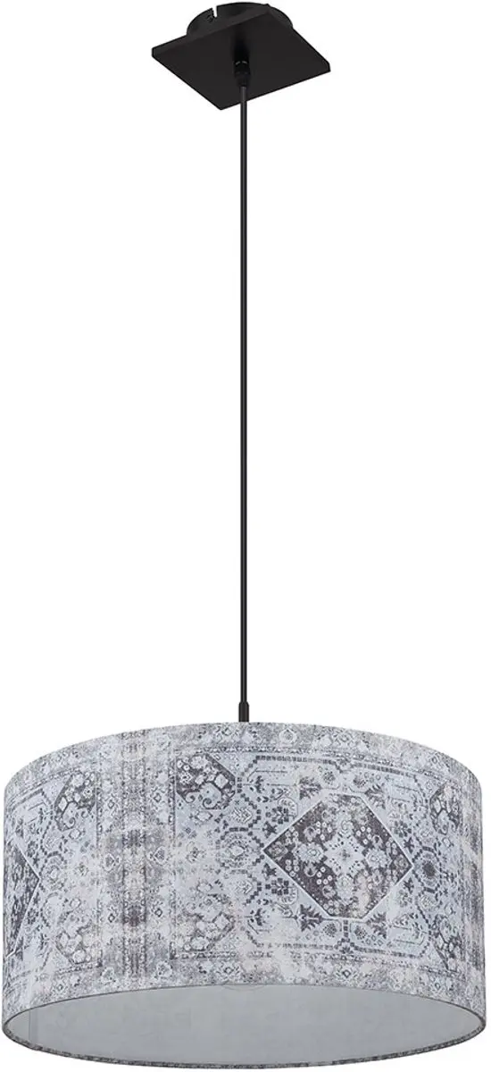Hanglamp hanglamp hanglamp lampenkap eetkamerlamp hanglamp, stoffen kap gedessin