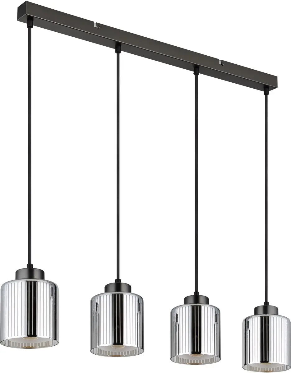 Globo Felicia Hanglamp 16056-4H - 4-lichts - Gunmetal - afbeelding 2 van 6