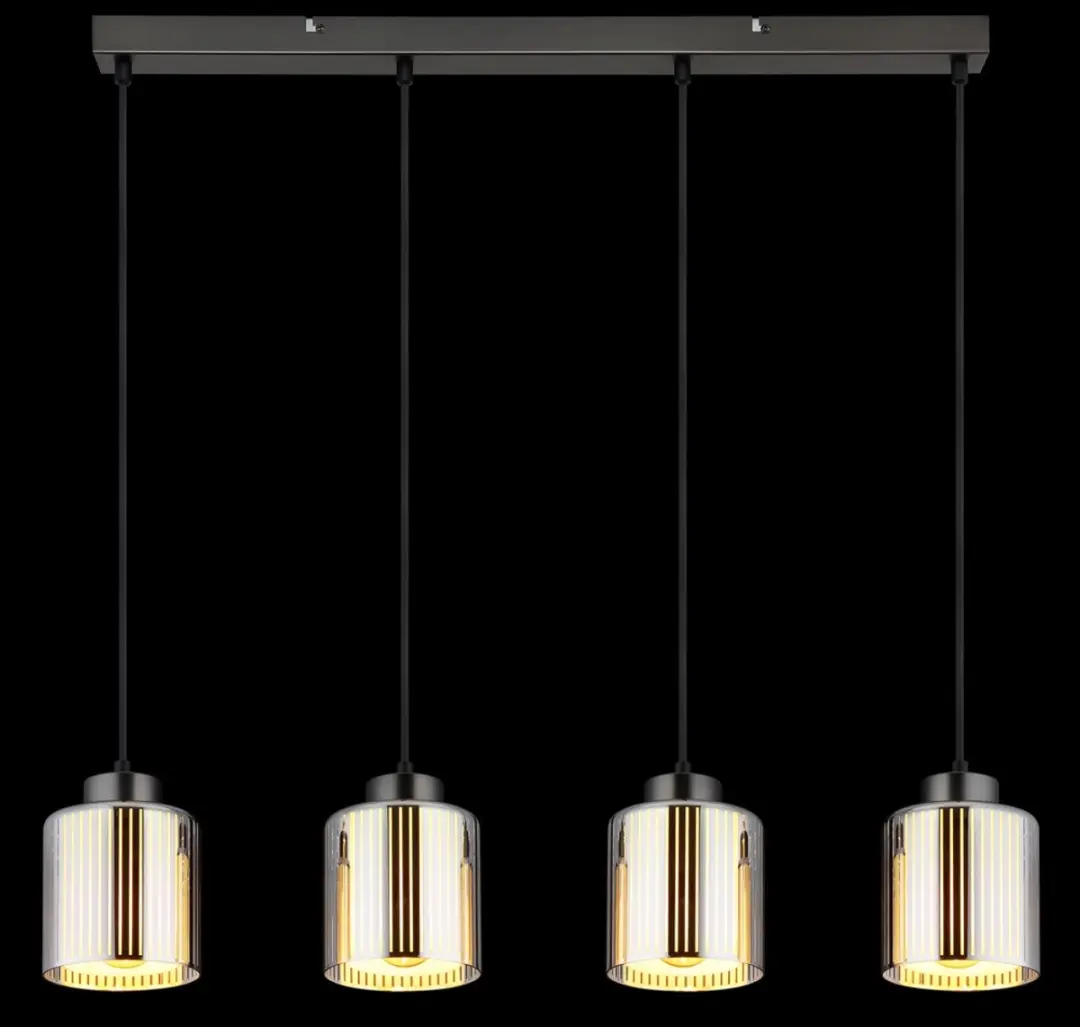 Globo Felicia Hanglamp 16056-4H - 4-lichts - Gunmetal - afbeelding 3 van 6