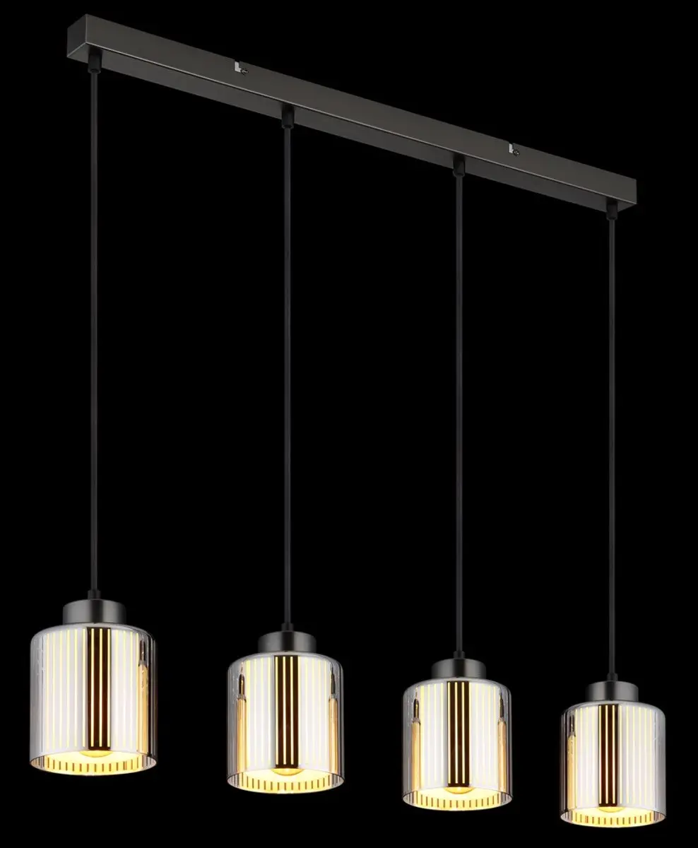 Globo Felicia Hanglamp 16056-4H - 4-lichts - Gunmetal - afbeelding 5 van 6
