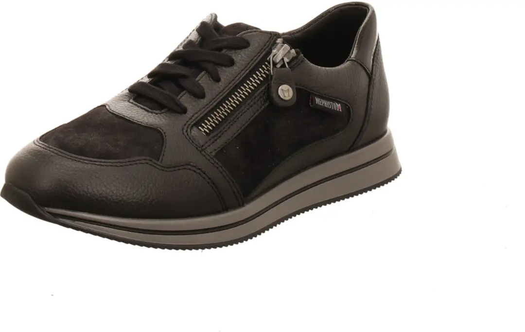 Mephisto Leenie Zwarte Sneaker