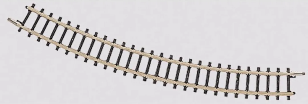 Märklin Miniclub Gebogen Rails 30° 195mm - 10 Stuks - afbeelding 6 van 6