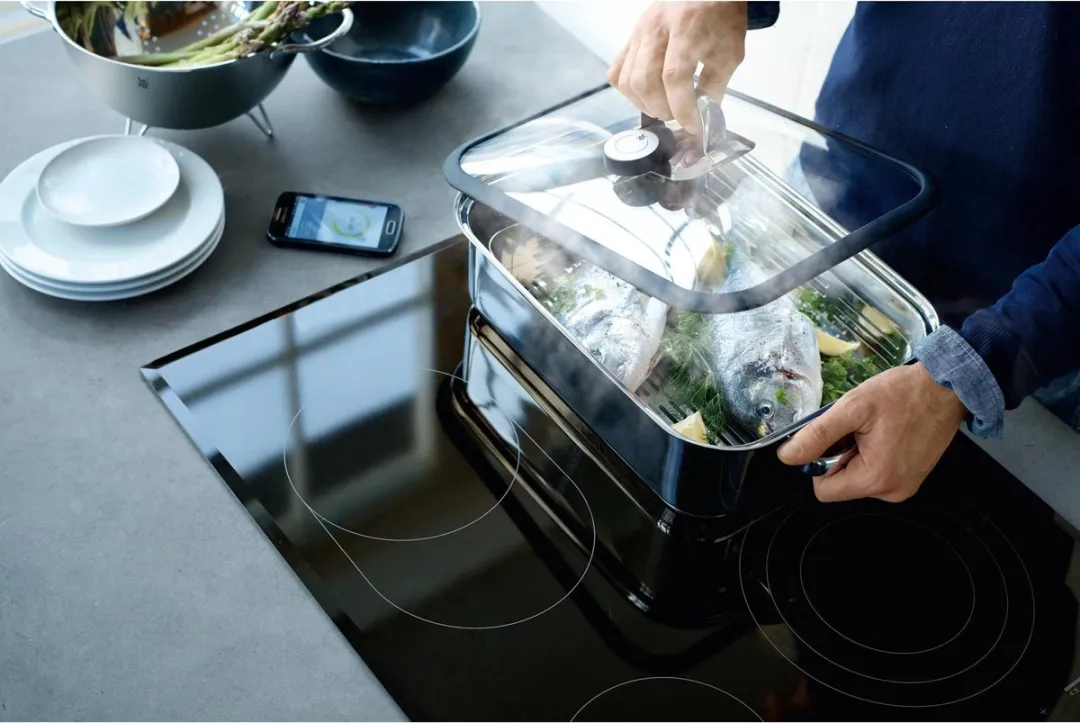 WMF Vitalis Stoompan 3,5L - Zilver