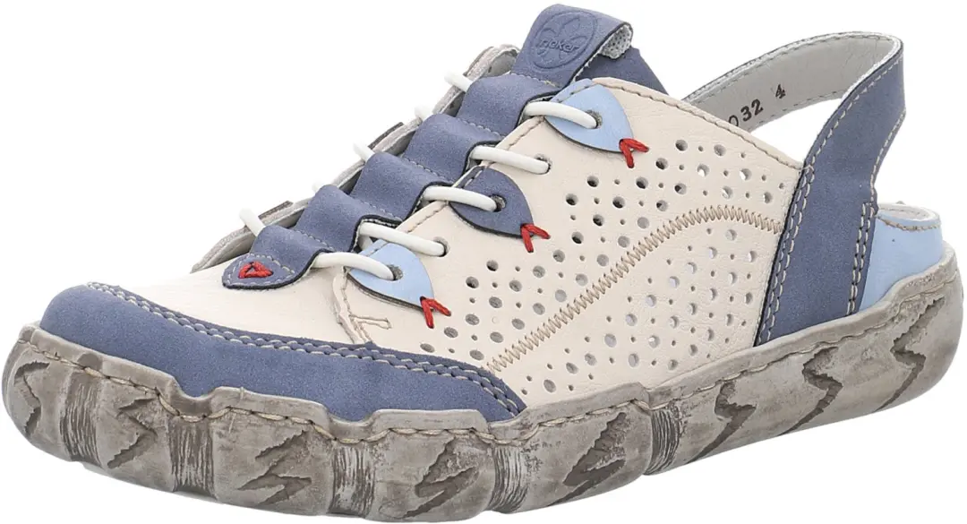 Rieker dames instappers blauw maat 41