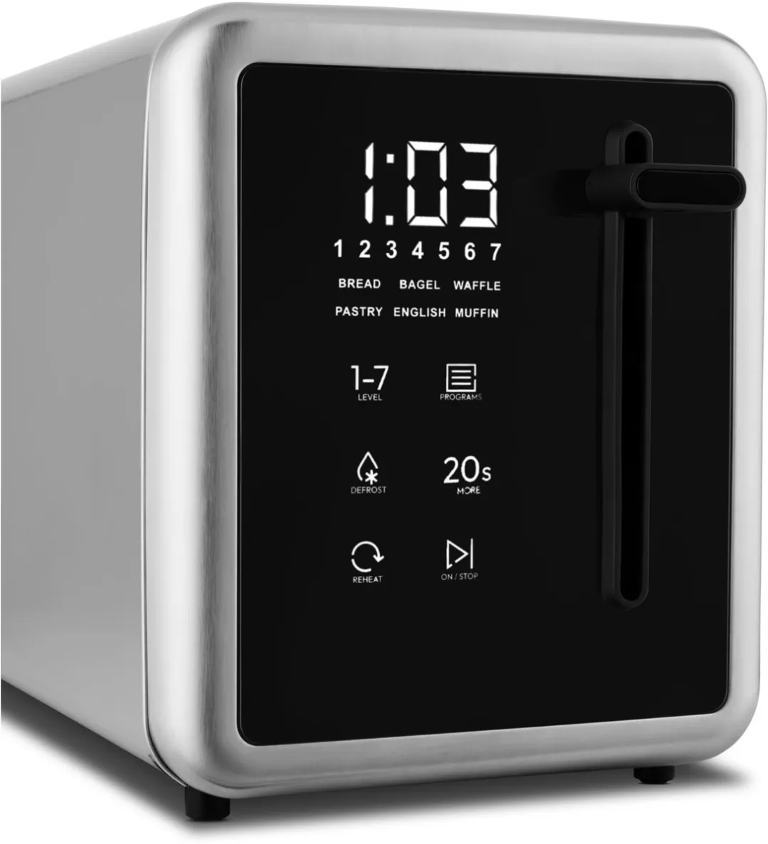 Medion MD12103 Broodrooster 4 sneetjes - 1450W - Zilver