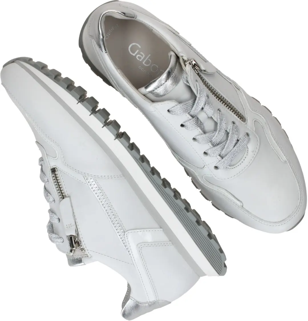 Gabor 378 Sneakers - Leer - Dames - Wit - afbeelding 6 van 6