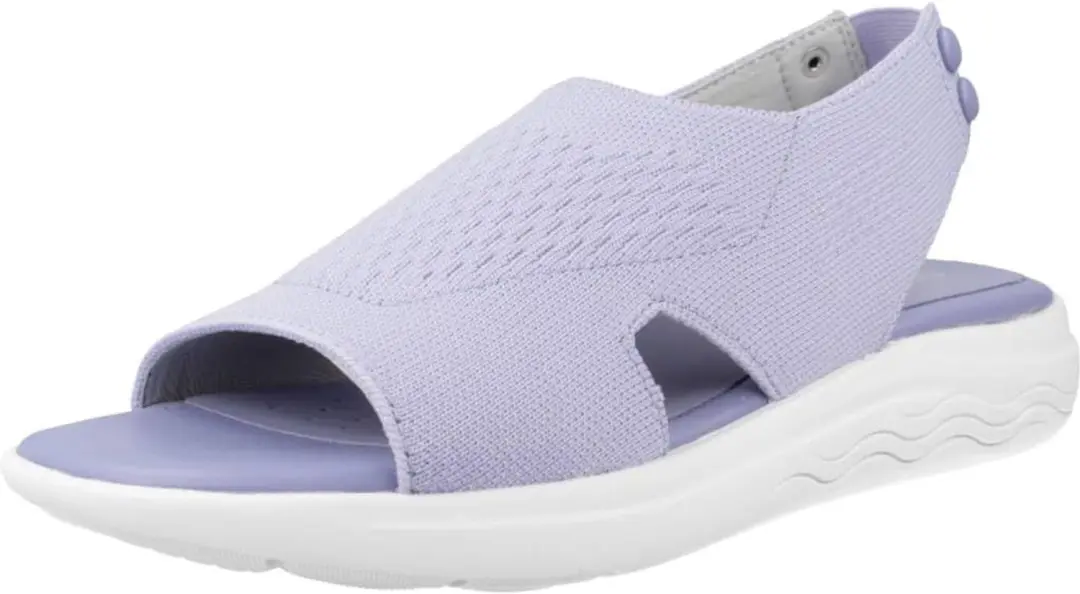 Geox D Spherica Ec5 Dames Sandalen Paars Leer